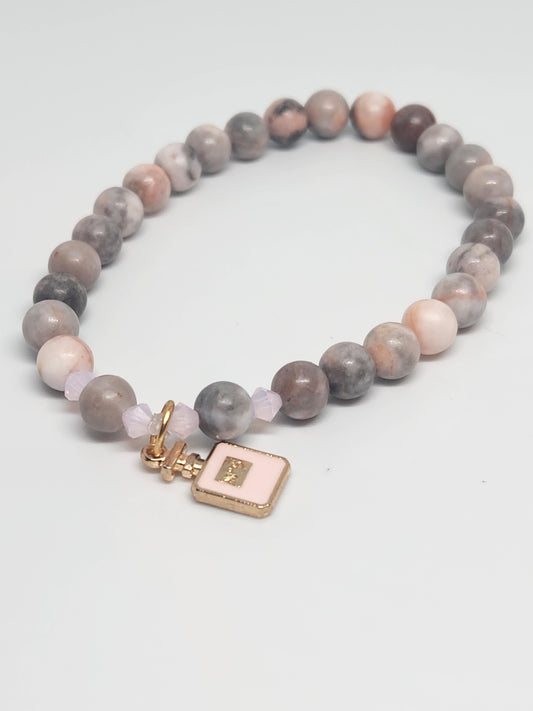 Pink Zebra Jasper bracelet