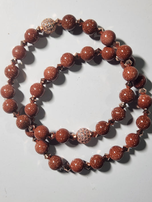 Goldstone Bracelet