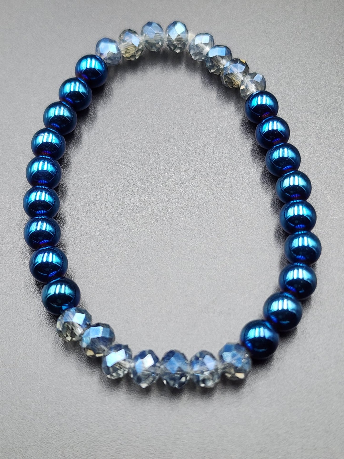 Blue Hematite  Bracelet