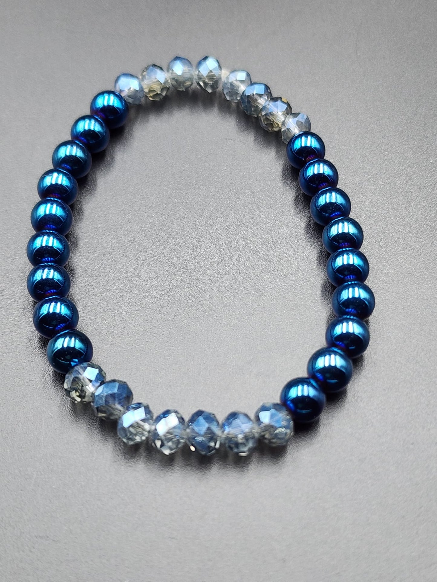 Blue Hematite  Bracelet