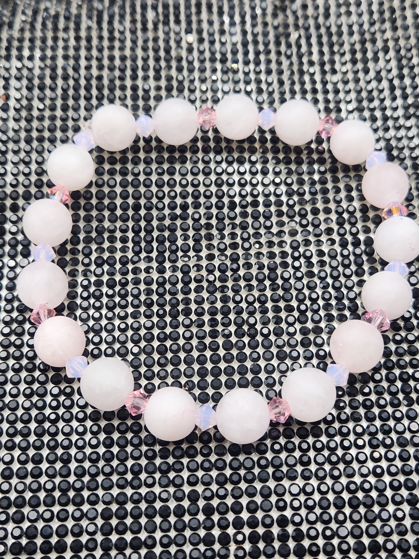 Mommy & Me Rose Quartz Bracelet